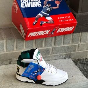 Ewings HI White/Black/Green/Yellow Jamaica OG